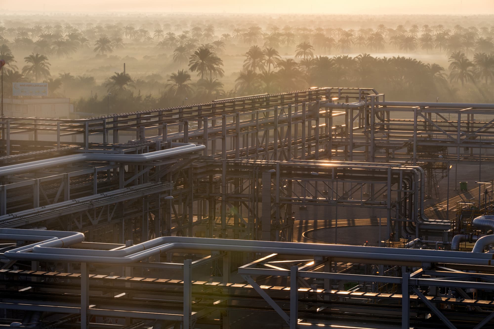 A view of the West Nile Delta project.