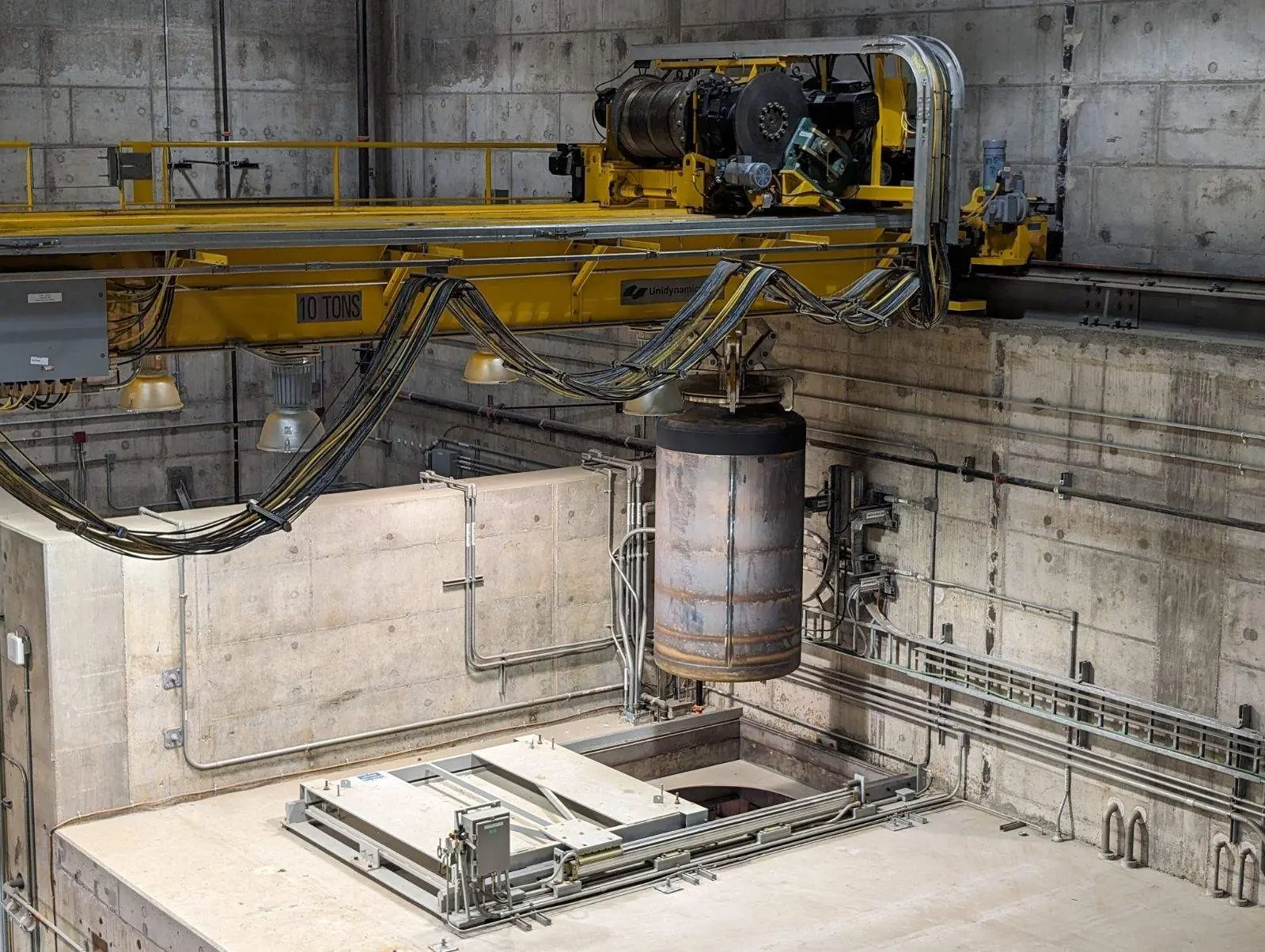 First container lift at Hanford WTP